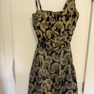 Just Cavalli gold and black dress Italian size 42 (6)